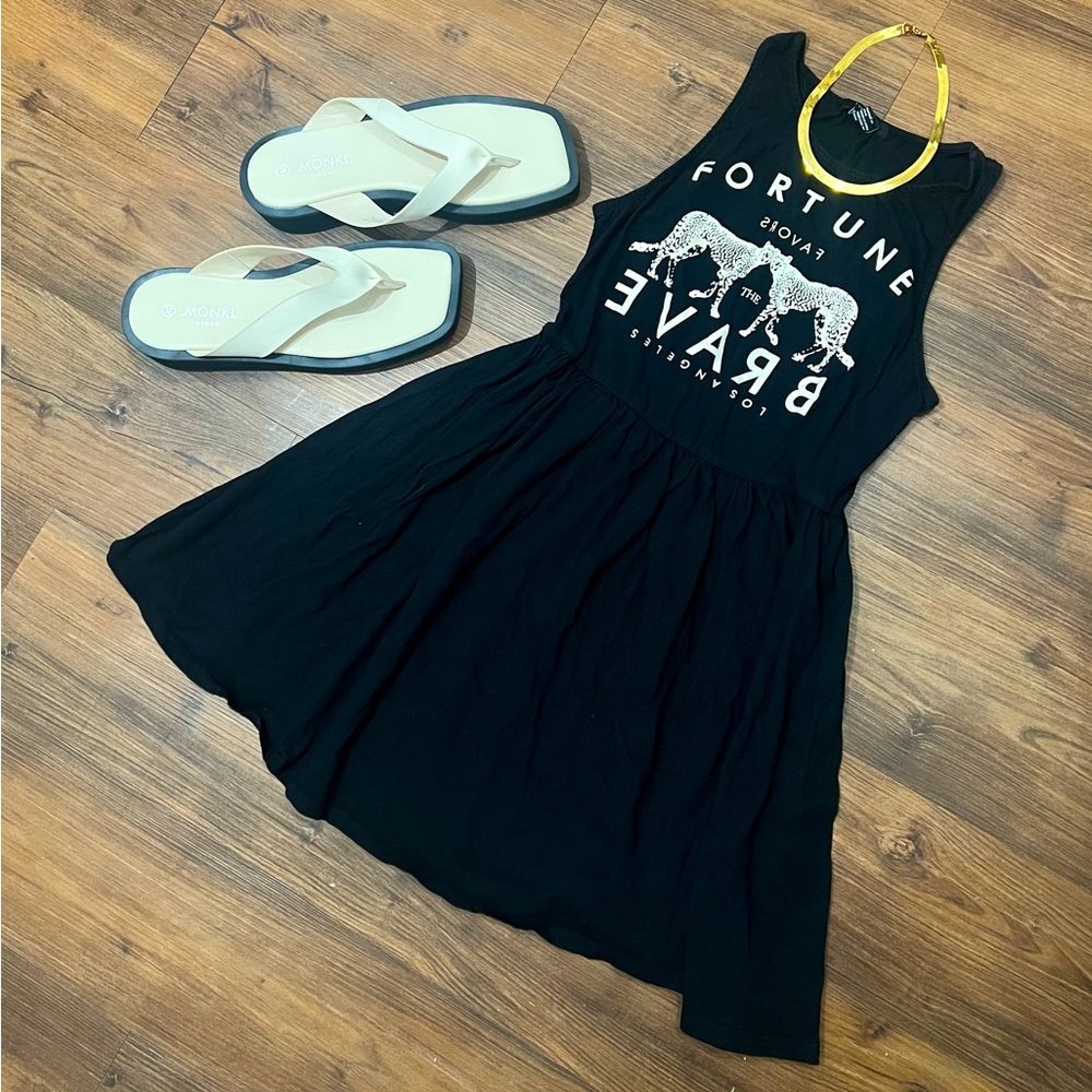 “Fortune Favors the Brave” Skater Dress